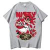 Camiseta Retro Y2k Diseño de Niffty de Hazbin Hotel Hip Hop Harajuku Manga Corta Cuello Redondo Camisa Casual Regalo Unisex 100% Algodón