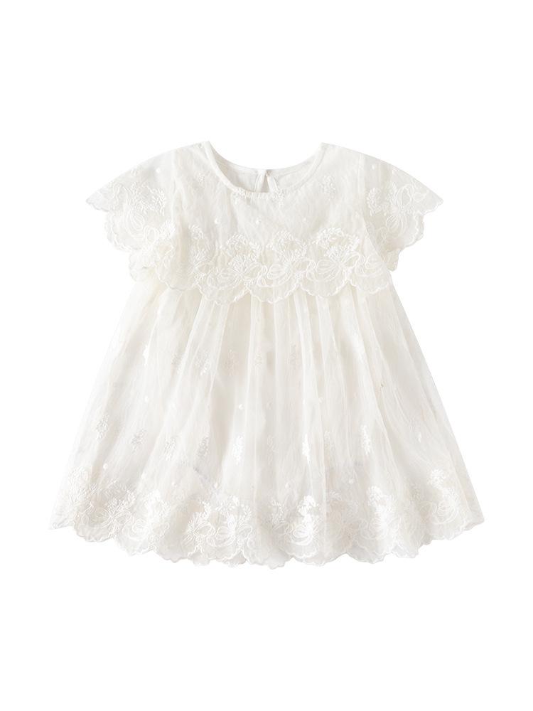 Summer Mesh Skirt Baby Romper - Princess Jumpsuit for 100 Days & First Birthday Gift