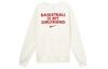 Nike Sweatshirts Men's White Crew Neck Moderate Regular
