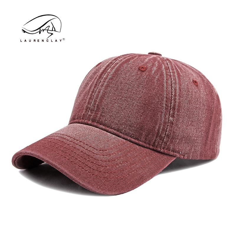 Good quality upgrade washed denim hat men's and women's spring and summer new light plate soft top baseball cap cap