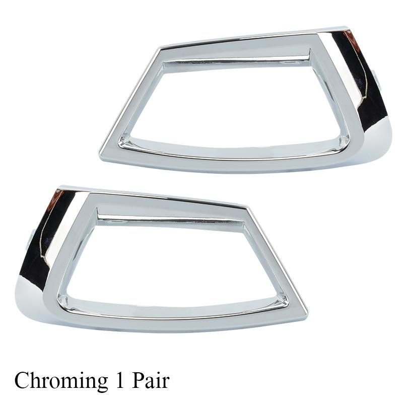 ZUK Främre Bumper Nedre Grill Dekorpanel Silver Kromad För Ford För Fiesta 2009-2012 Halvkombi Luftintagsgrill Dekor