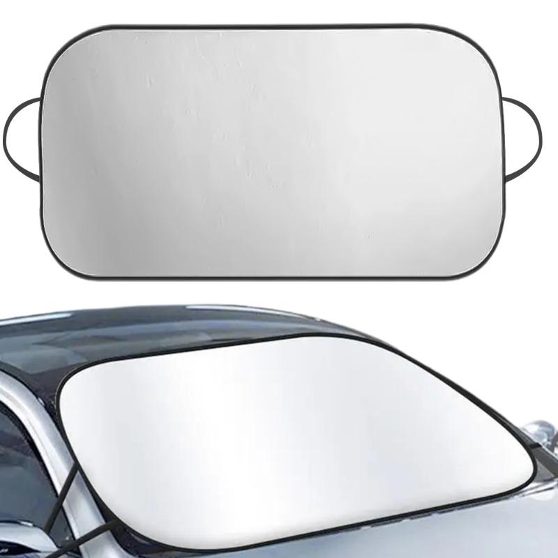 140cm Car Windshield Foldable Sun Shade Visor Cover Block Reflector Portable Breathable Anti UV Protector Screen Free