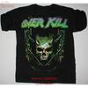 Band Overkill T SHIRT S 5xl Unisex Men PL62 Vintage Washed Soft Stretched Graphic Versatile Fashion Designer Clothes Casual