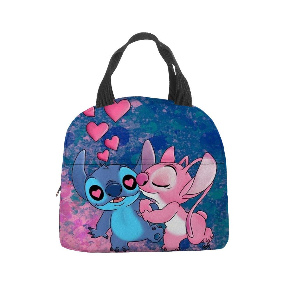 Anime Cartoon Handbag Student Lunch Bag Grades 1-6 Picnic Bag Printed Thermal Insulation Bag Meal Bag