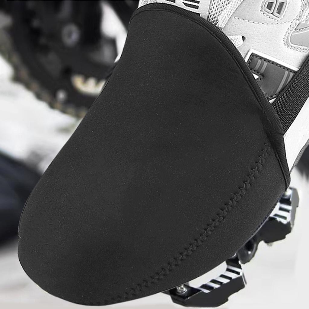 1 Pair Warm Cycling Overshoes Bike Overshoes Thermal Riding Overshoes Half Shoe Cover Shoes Cover Cycling Shoe Cover