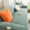 New Elastic Adjustable Sofa Cover Non-slip Solid Color Inclusive Sofa Pad Corn Grain Fabric Cushion Sofa Covers for Living Room