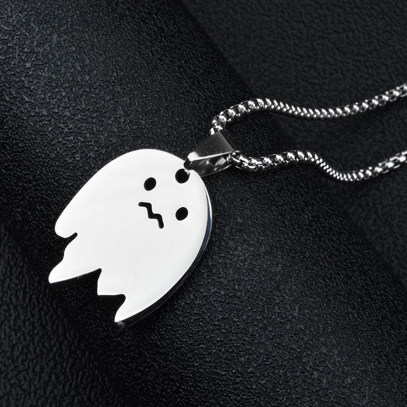 Indifferent Style Ghost Goblin Necklace: Hip Hop Street Pendant for Men & Women