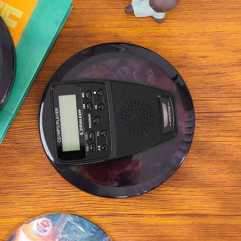 Tragbare CD mit Bluetooth-Lautsprecher, ultradünner CD-Player für Studenten, Englisch, USB-Flash-Disk, Wiederholungslautsprecher, MP3-USB