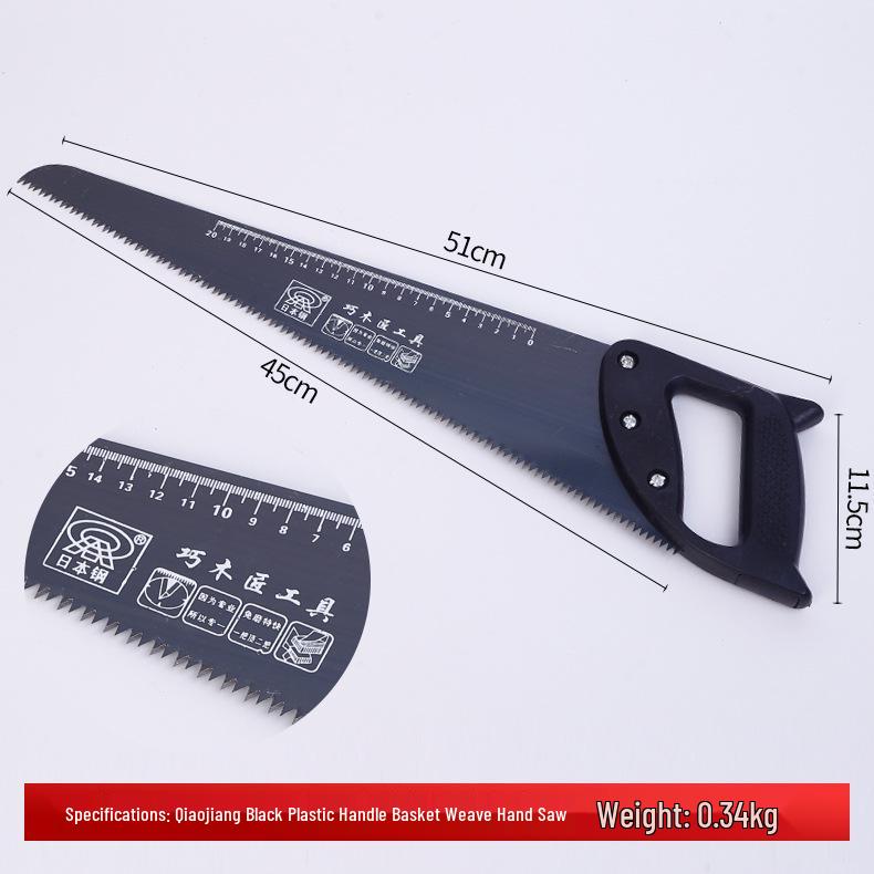 Multi-function Hand Saw for Wood, Plastic, and Pruning