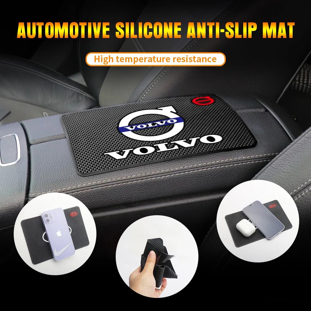 Car Ornament PVC Anti-Slip Mat Sticky Pad Dashboard For Volvo V60 V40 XC90 S60 C30 V50 V70 S90 AWD Car Interior Accessories