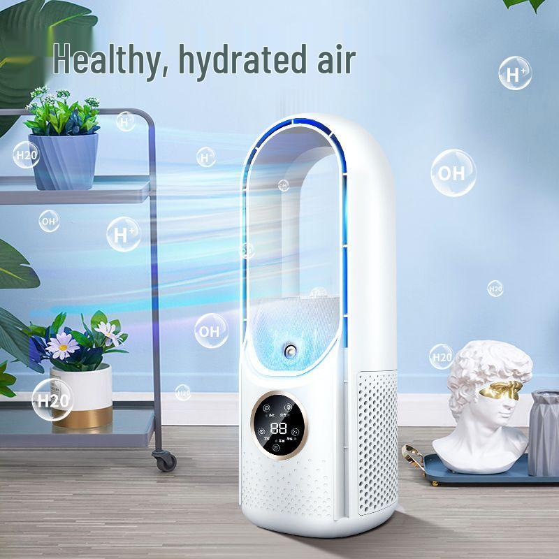 Leafless Mini Desktop USB Air Cooler & Humidifier Fan