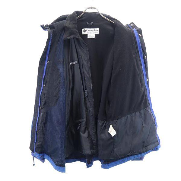 Columbia 3WAY Nylon jacket LL Blue Padded liner for outdoor use Men's Used