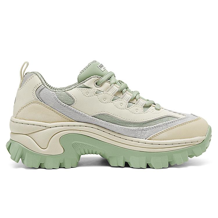 Skechers Zapatos Hi-Ryze Pastel de Miel Cómodos Versátiles de Caña Baja Zapatillas Tipo Papá para Mujer Verde Menta 177234-SAGE