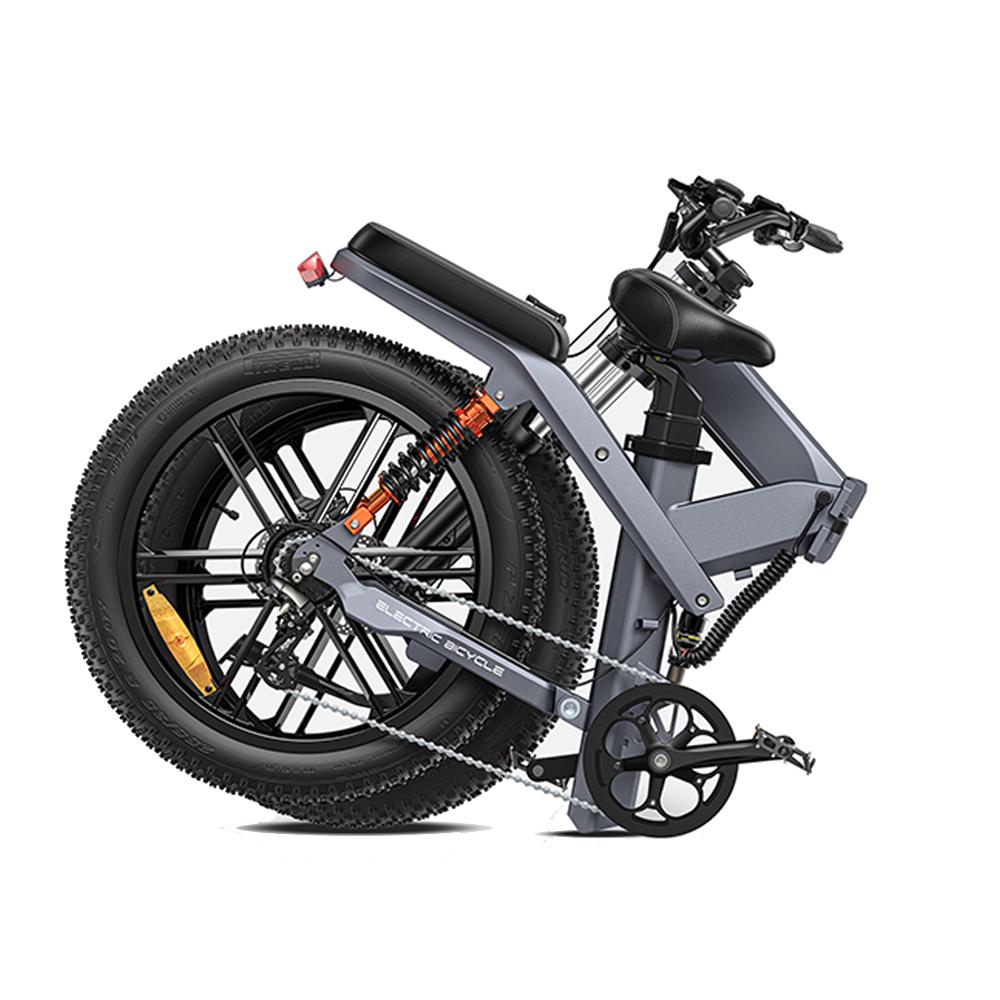 Engwe X26 1000W Foldable Eleactric Bike 48V29.2Ah Long Range Pedelec, Hydraulic Disc Brakes, 26×4.0 Snow Tire for City Commuter & Outdoor Adventure