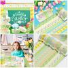 SEWACC Easter Masking Tape Set Washi Paper Stickers Spring Bunnies Decorative Adhesive Tape DIY Assorted Colors 5m Length x 15mm Width Perfect for
