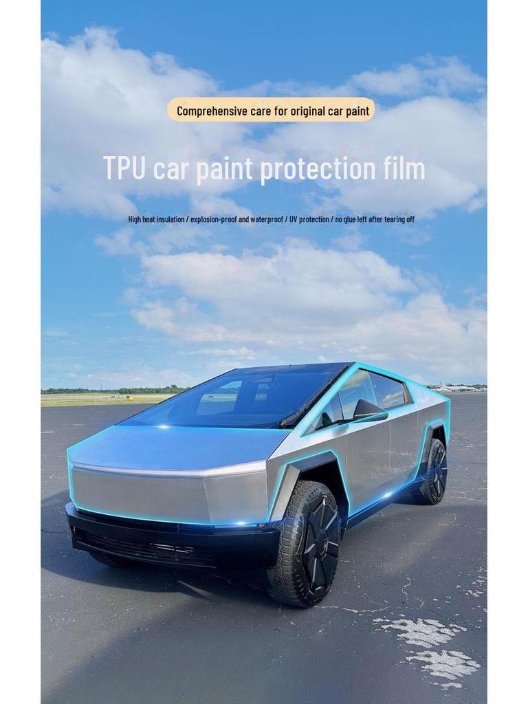 Tesla Cybertruck Vollauto TPU Schutzfolie