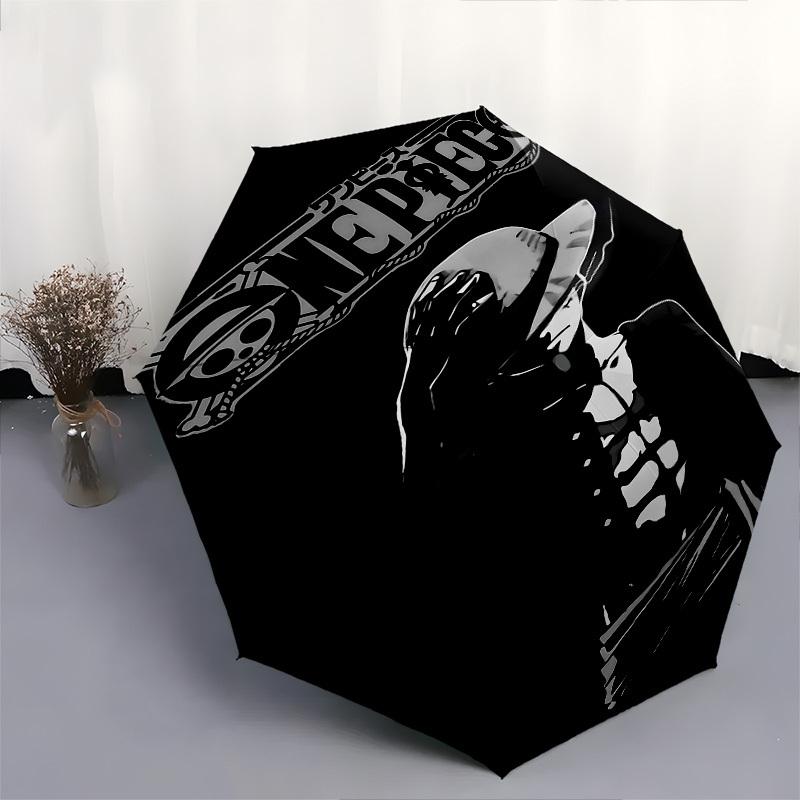 1pc ONE PIECE Automatic Open Close Umbrella with 8-Rib Windproof Canopy Compact Portable Travel Umbrella10326