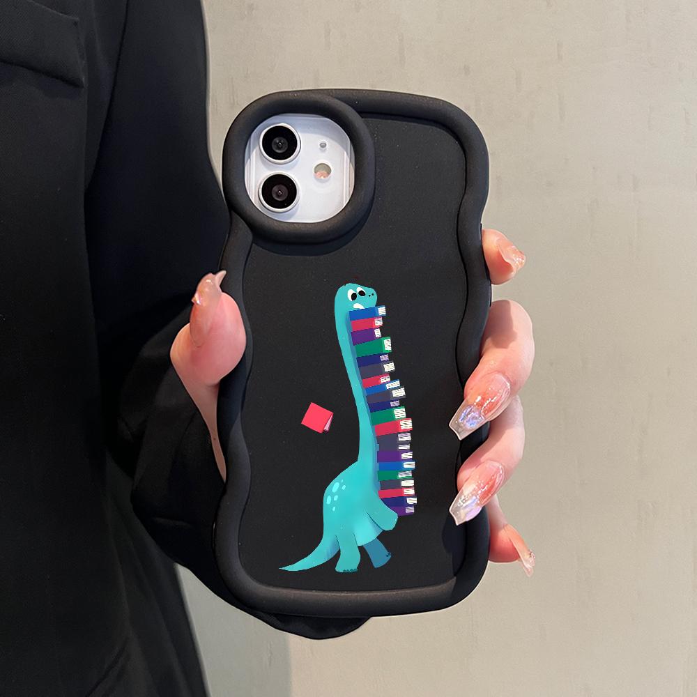 Malowany wzór Duża fala Krawędź Miękki silikonowy materiał Macaron Etui na telefon Odporne na wstrząsy Ochronna gumowa obudowa do Samsung Xiaomi Poco Redmi