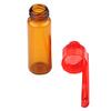 Glass Round Bottle Waterproof Pill Case Sealed Container Snuff Bottles Random