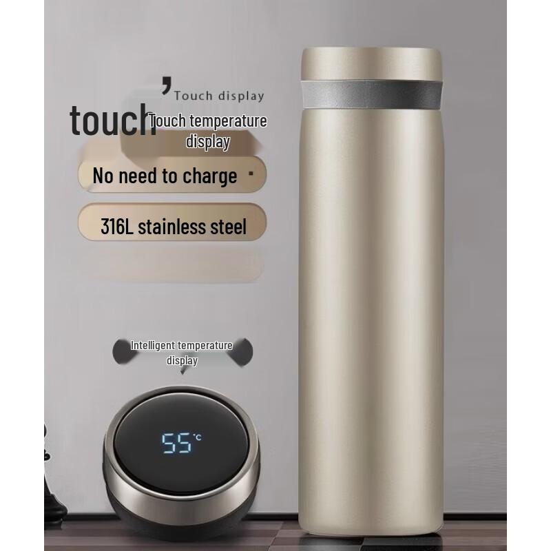 SUPOR Smart 316L Stainless Steel Thermos Mug