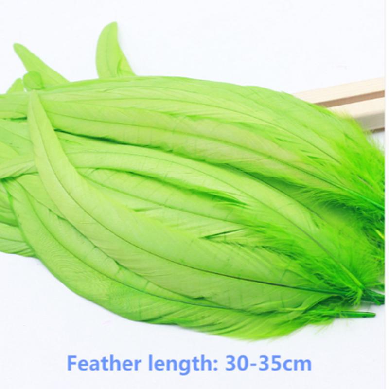 10Pcs/Lot Natural Rooster Tail Feathers 30-35Cm 12-14" Pheasant Feathers For Crafts Wedding Decoration Diy Clothes Plumas