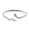 Stainless Steel Wheat Shaped Bracelet Geometric Hollow Open Bangle for Women Anniversary Gift Couples Adjustable Jewelry