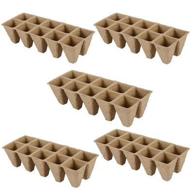 Peat Pots Seed Trays Seedling Pots Germination Trays 10 Cells