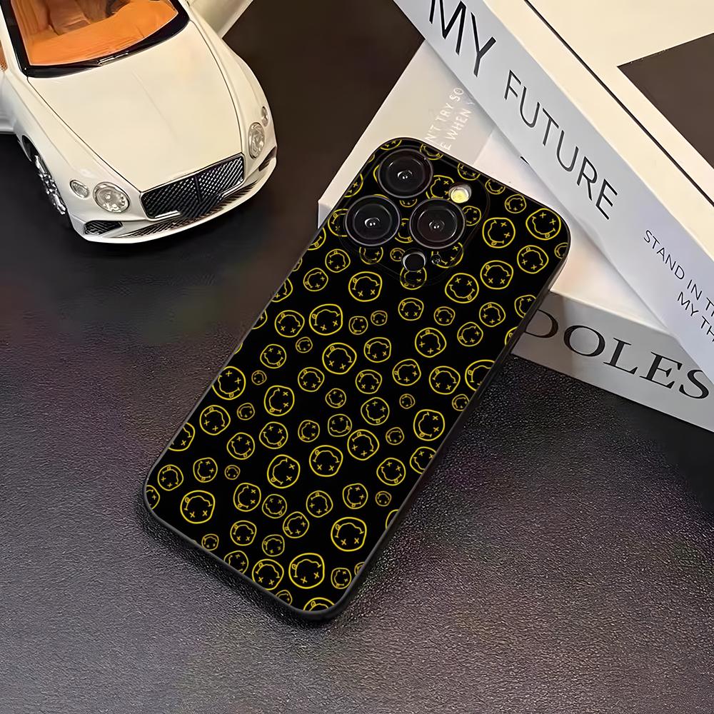 

Модный чехол для телефона Fashing N-nirvanas для 16 Pro Max iPhone 17 Pro Max 14 15 Plus 12 13 11 Pro Xr X Xs SE Задняя крышка iPhoneXS Max