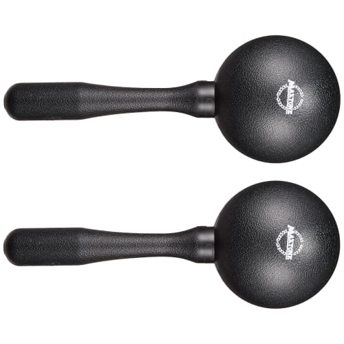 

MAXTONE Пластиковые маракасы, 1 пара, диаметр 80 мм, длина 210 мм, T-43L, черные
