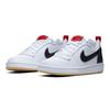 Nike Court Borough Low White Obsidian Gum GS 839985-105