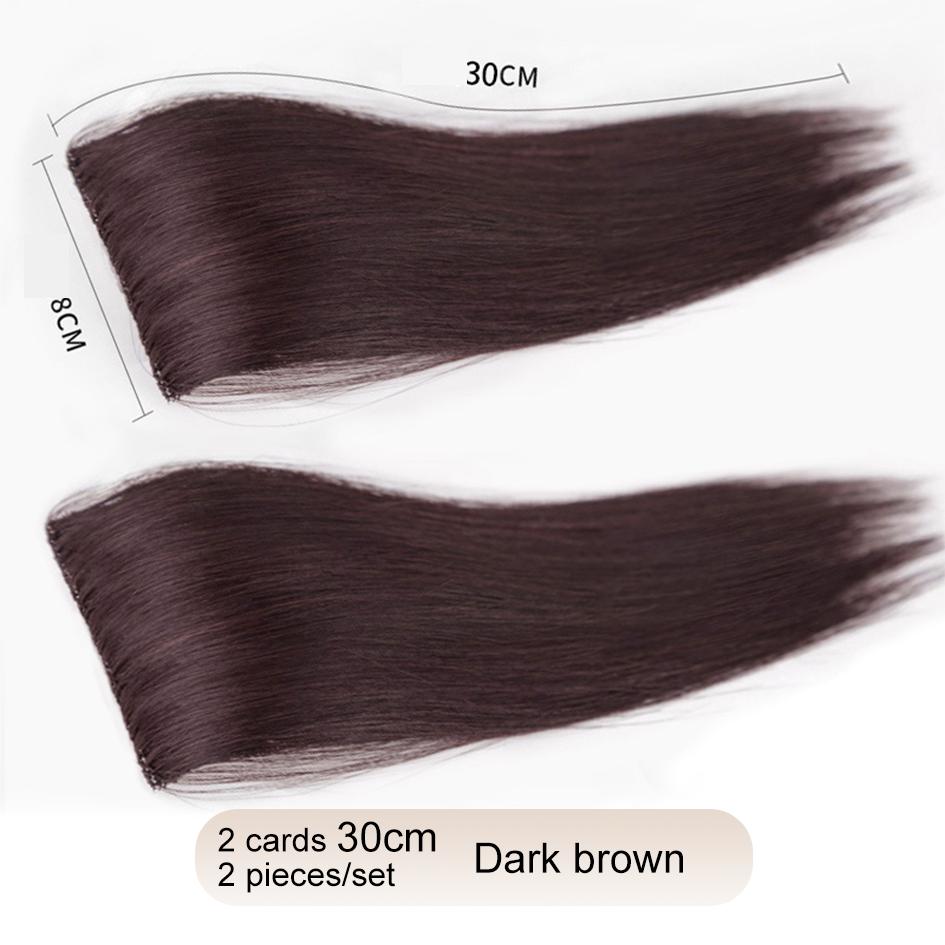 

Synthetic 2 pieces/set of wig pads, hair extensions, opening and top replacement pieces, replacement artifact