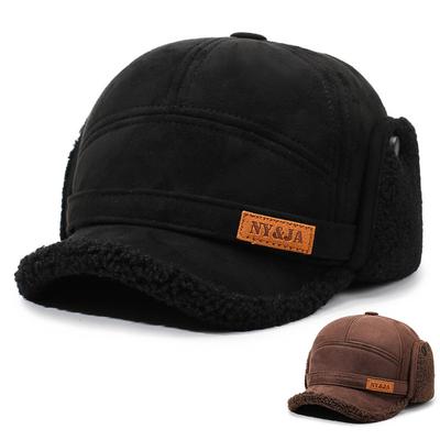 Mittelalterliche und ältere Kappe Herren Winter Vater Warm Kältefest Fliegermütze Großvater Alter Mann Ohrenschutzmütze