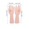 2pcs Mannequin Hand Model Long Arm Ring Holder Watch Bracelet Bangle Necklace Jewelry Display Stand Practice Model