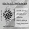 STARKING Business Casual Wristwatch 8215 Wear-resistant Watch Sapphire 50M Waterproof Automatic Men's Watch with Date Display
