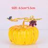 Crystal Fruit Decorations Peach Grape Persimmon Ornaments for Bedroom Living Room Office Unique Gift