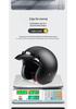 Retro Unisex Motorcycle Half Helmet - Stylish and Electric Vehicle Compatible