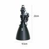 SpaceX Falcon Raptor Engine Model Display Piece 3D Printed Collectible Generations III Rocket Engine Desk Decoration