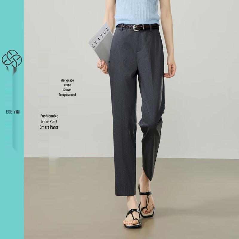 ESE-Y Women s Thin Straight-Leg Suit Pants 26