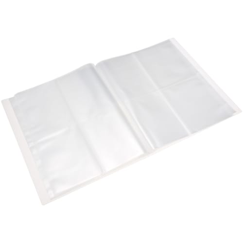 Nakabayashi File Plenty of Postcard Holder, Holds 320 Cards, Clear SD-HCT2-A64C