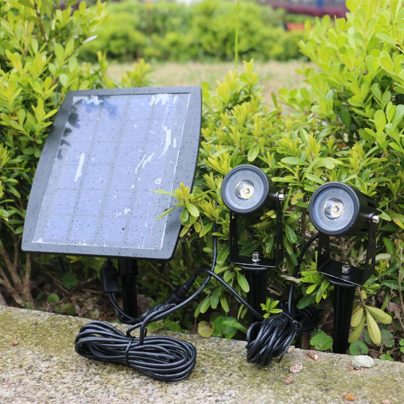 6W Aluminum Solar LED Spotlight for Garden and Outdoor Decoration