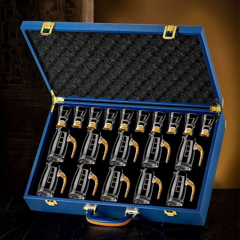 High-End Crystal Glass Baijiu Cup Set