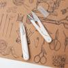 Thread Snip White Labor Saving Versatile Small Plastic Thread Snip Clipper for Cross Stitch DIY
