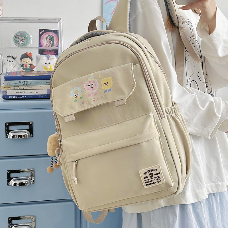 Schoolbag Japanese ins niche schoolbag female backpack junior high school student high school student schoolbag large capacity girl backpack light