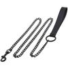 Bdsm Sex Collar Bondage Necklace Slave Leash Steel Chain Rivet Choker Dog Chain Punish Neck Collars Sex Toys For Woman Man
