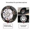 Snow Chains Car Anti Slip Tire Chains Anti Skid Tire Snow Chains For Car Suv Trucks