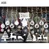Christmas Decoration Wall Window Glass Xmas Stickers Decal Patch Home Decor