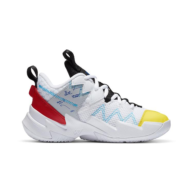 New JORDAN Why Not Zer0.3 Kids' Basketball Shoes Pre school CN8108-100