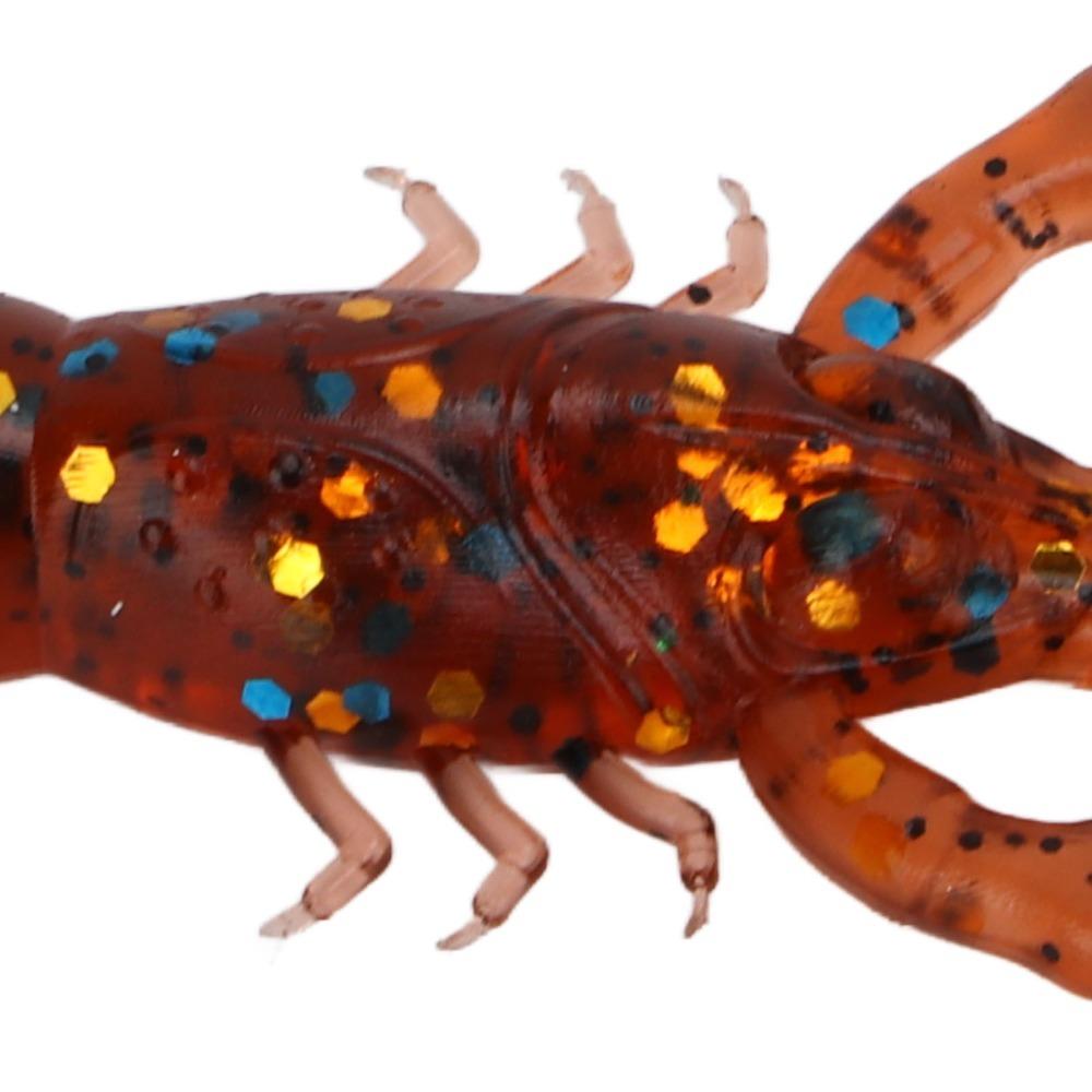 20PCS Soft Crawdad Bait PVC Artificial Lure Durable Fishing Lure  Saltwater Fishing