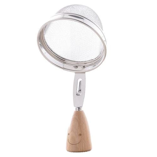 

Nagao WaiWai Kitchen Miso Strainer, Stainless Steel and Wooden, Made in Japan, WY-31