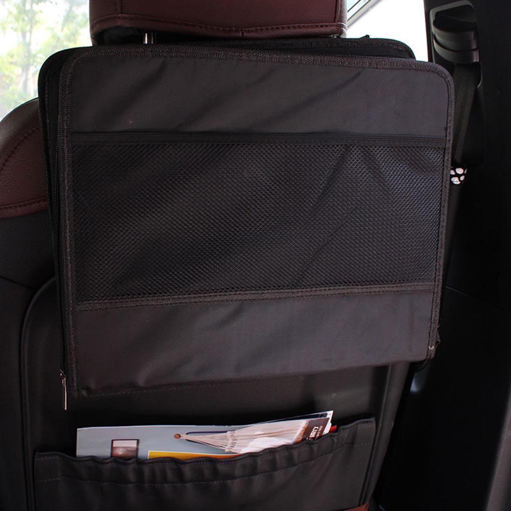 Car Rear Notebook Cover Satın alın Non-woven Auto Seat Back Laptop Storage Holder Foldable ...